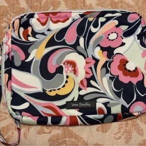 Vera Bradley Pink and Yellow Floral Pouch